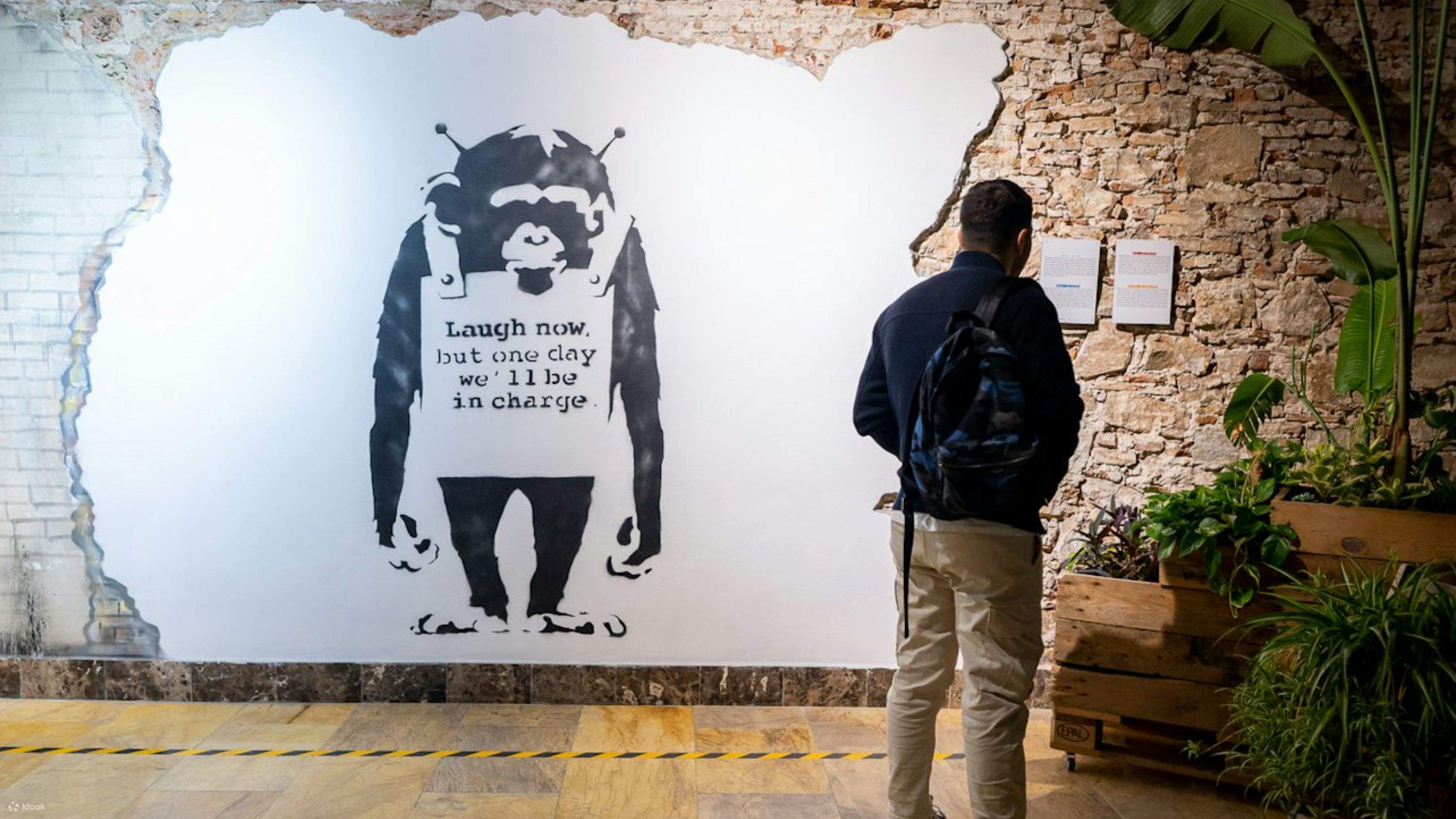 バルセロナのバンクシー美術館の バルセロナのバンクシー美術館の
